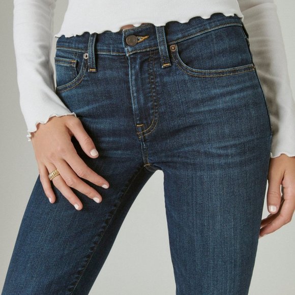 Lucky Brand Ava Skinny Jeans Size 10/30 - Picture 2 of 7